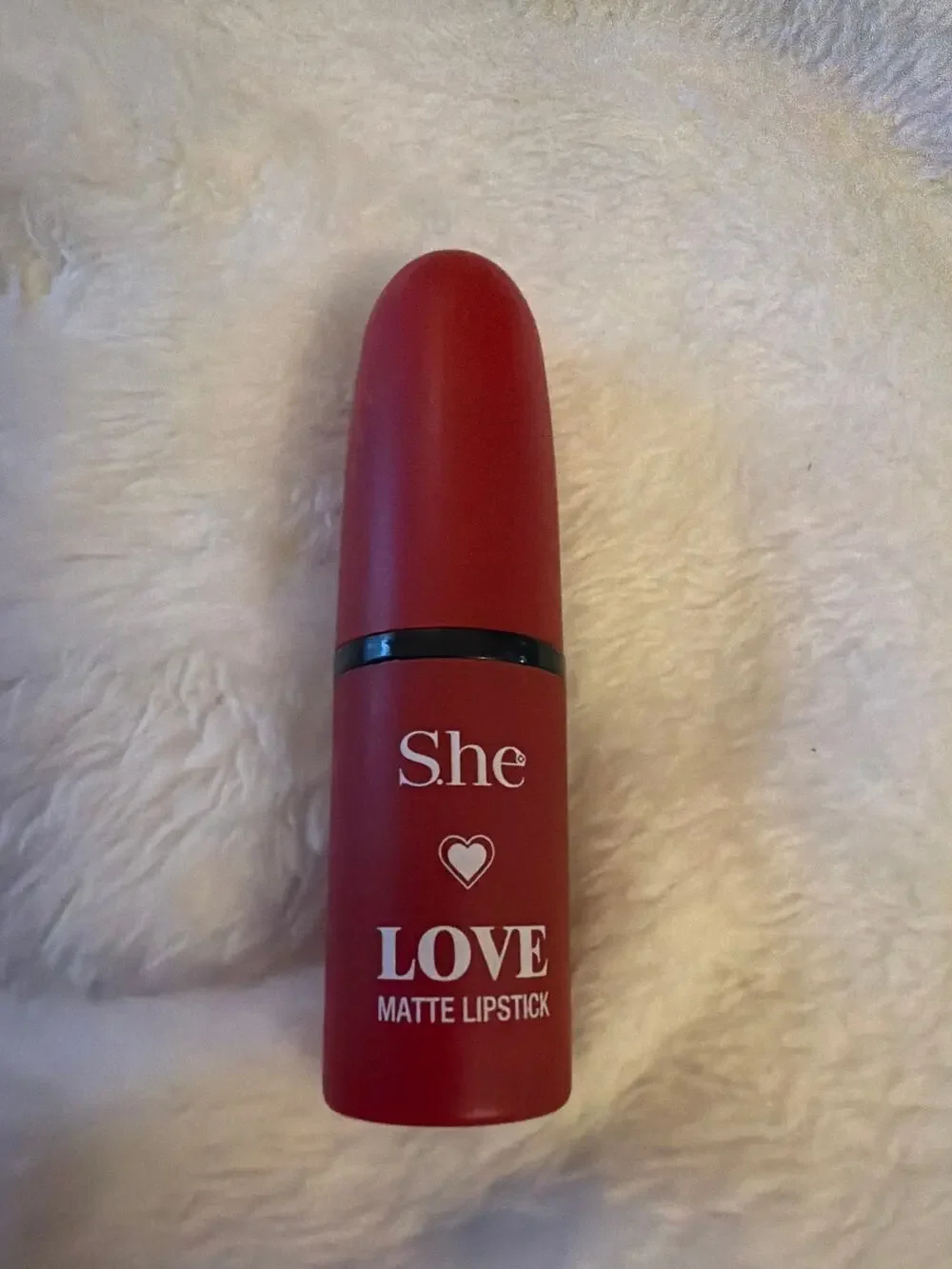 She Love Matte Lipstick #09 Classic Red LP900 Full Size Lip Color NEW